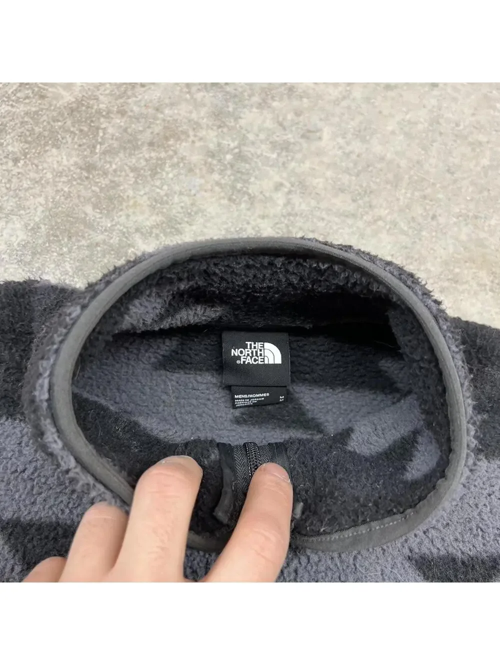 vintage the north face campshire half zip fleece jacket size large